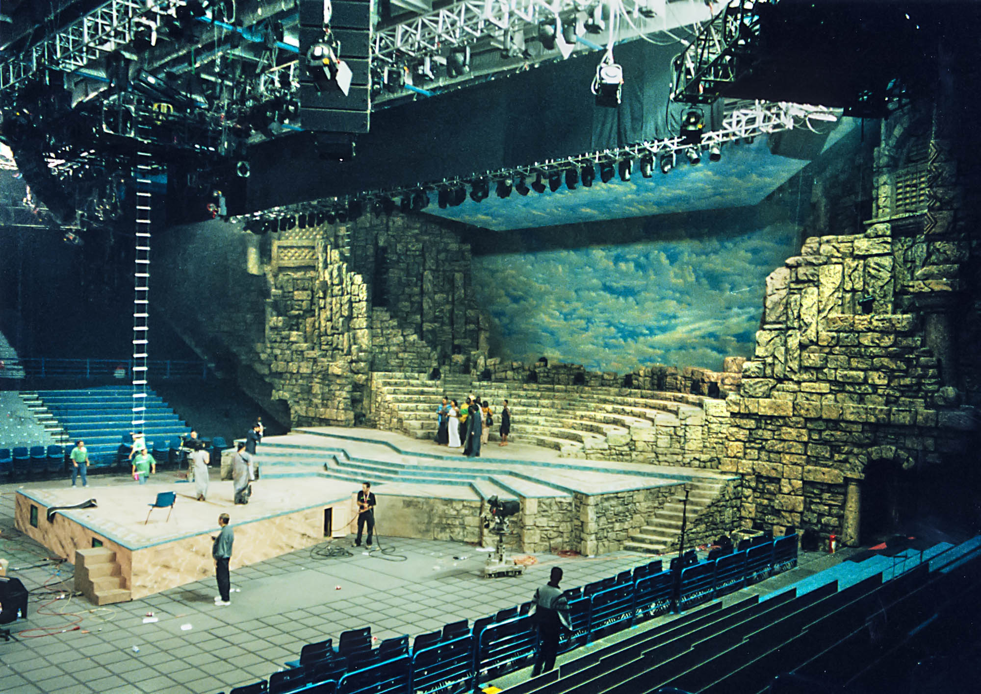  MISS UNIVERSE PAGEANT -  then transform it into a performance facility for broadcast 