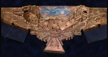  MISS UNIVERSE PAGEANT - Model of set design 