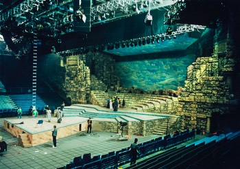  MISS UNIVERSE PAGEANT -  then transform it into a performance facility for broadcast 